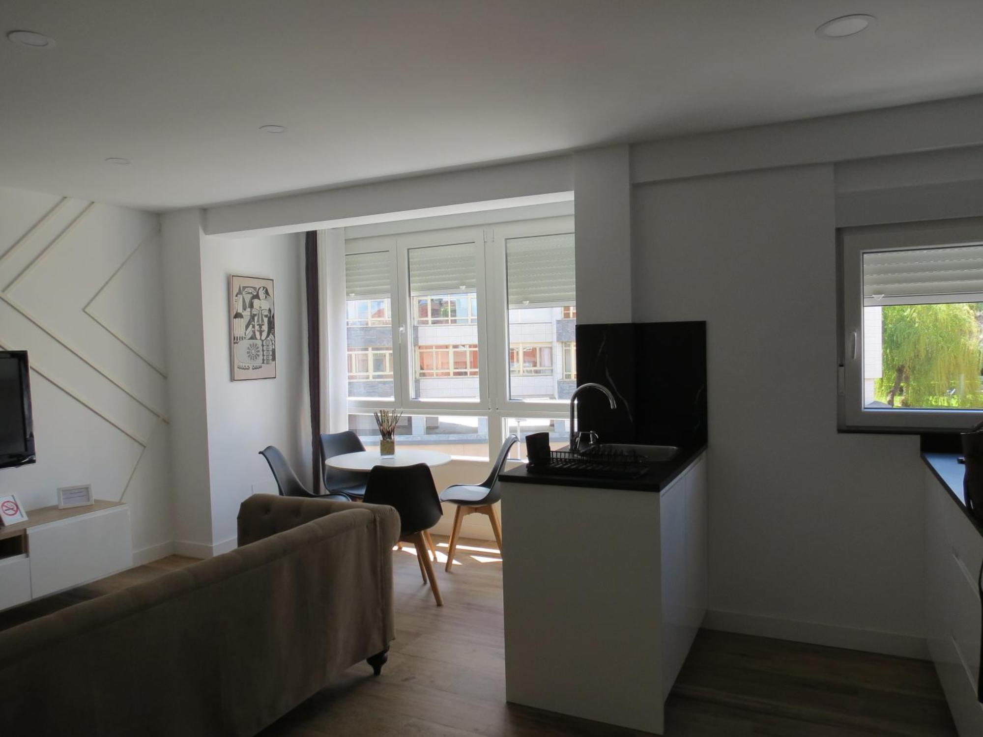 Apartamento Aires Del Norte, Con Ascensor Y Wifi Gratis Santander Eksteriør bilde